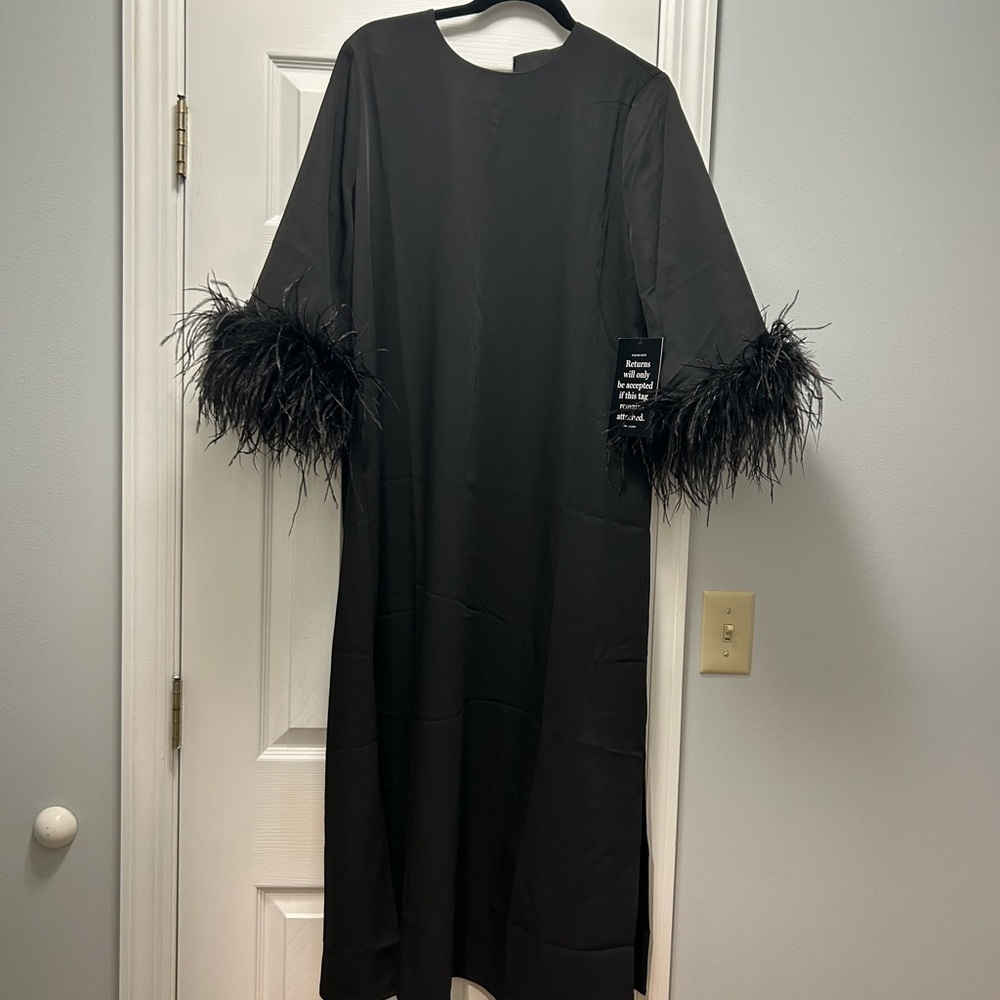 Tuckernuck Black Feather Jaime Dress